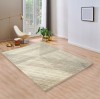 Contemporary 160x230 Beige Abstract Pattern Rug For Living Room, Bedroom | Beige Abstract Runner Rug