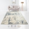Vintage Rug Modern Beige Abstract Design l Wool Rug 200x300 cm Beige