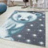 Bambi Kids Blue Bear Rug