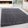 Life Shaggy Plain Grey Rug
