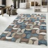 Cassa Modern Panel Design Brown Rug