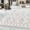 Cream Moroccan Berber Area Rug I Cosy Large Living Room Mat