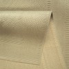 High-Quality Plain Beige Wool Rug for Living Room, Bedroom, Hallway Knitted Design