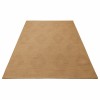 Brown Wool Rug for Living Room 160x230cm Organic
