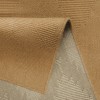 Brown Wool Rug for Living Room 160x230cm Organic