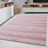 Cara Modern Plain Pink Rug