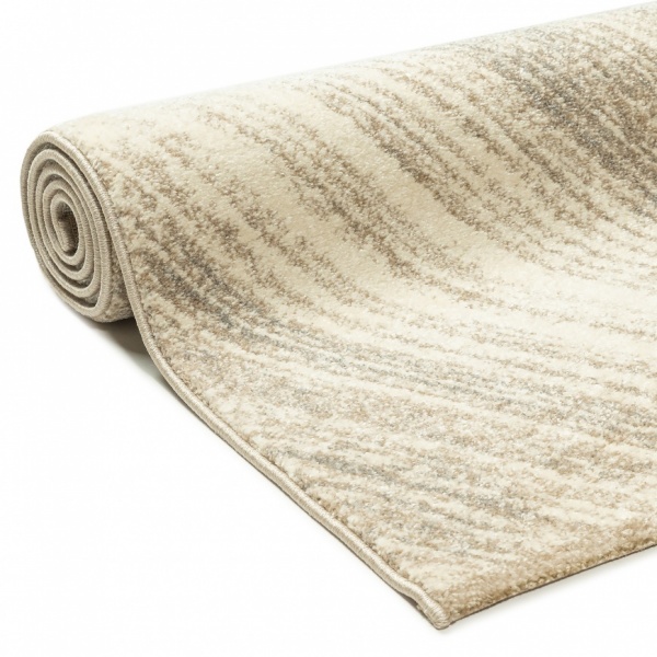 Contemporary 160x230 Beige Abstract Pattern Rug For Living Room, Bedroom | Beige Abstract Runner Rug