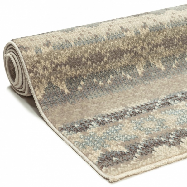 Sara Ethnic Woven Beige Rug