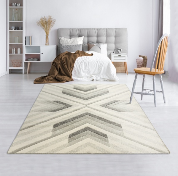 Light-grey Modern & Contemporary Area Rugs For Living Room, Bedroom 120x170cm