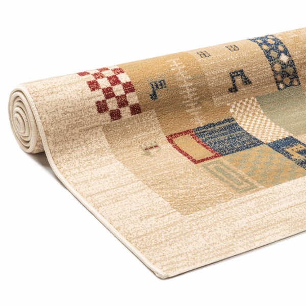 Sara Trendy Ethnic Design Beige Rug