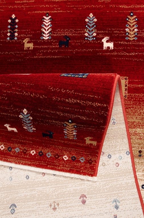 Sara Ethnic Style Red Rug