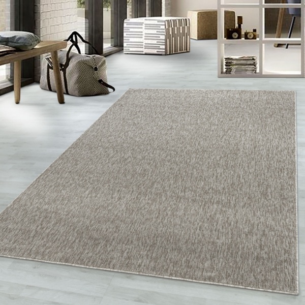 Nisa Plain Beige Rug