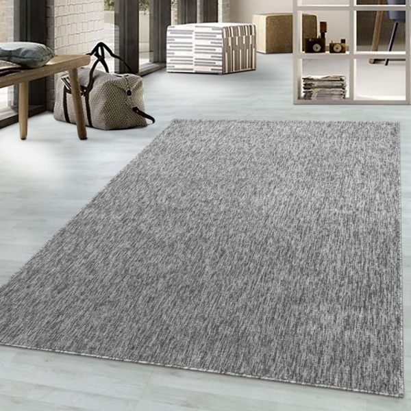 Nisa Plain Lightgrey Rug