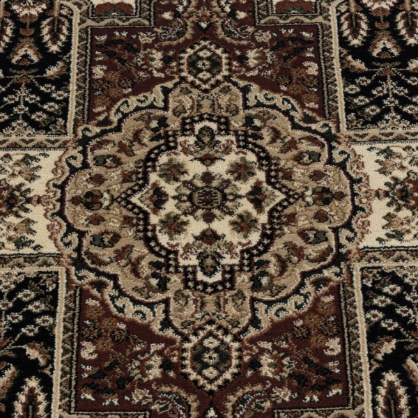 Kashmir Traditional Black Rug