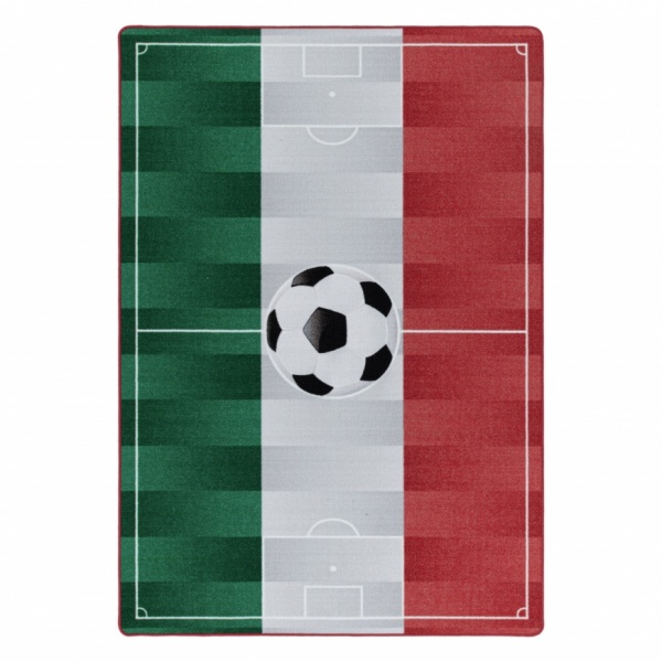 Game Kids Football  White Rug