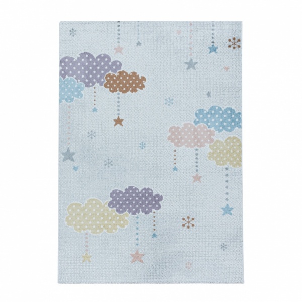 Lucky Kids White Clouds Rug
