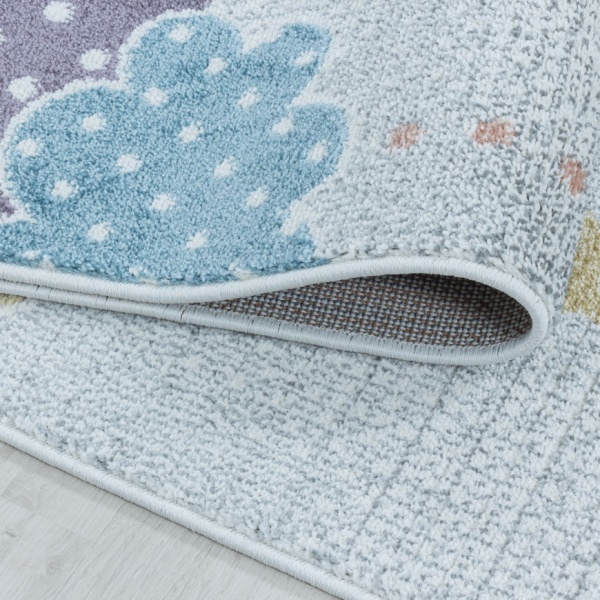 Lucky Kids White Clouds Rug