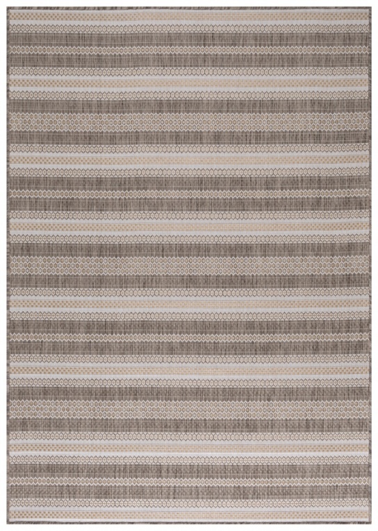 Beige Outdoor Garden Rug Weather Resistant