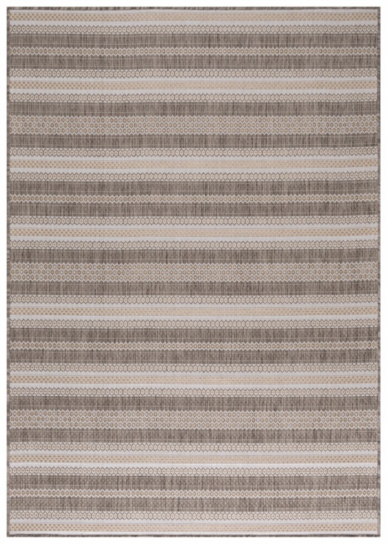 Beige Outdoor Garden Rug Weather Resistant