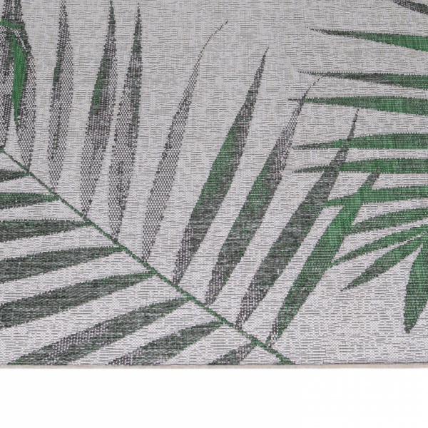 Designer Outdoor Rug Green for Patio, Terrace, Balcony