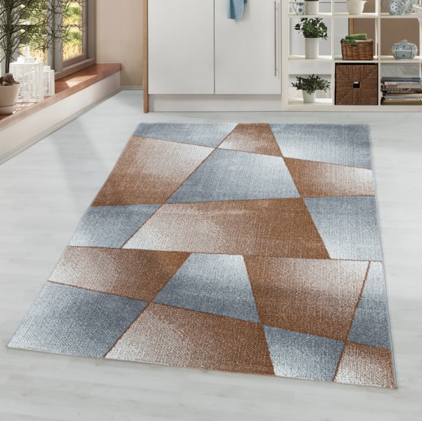 Rio Contemporary Copper Rug