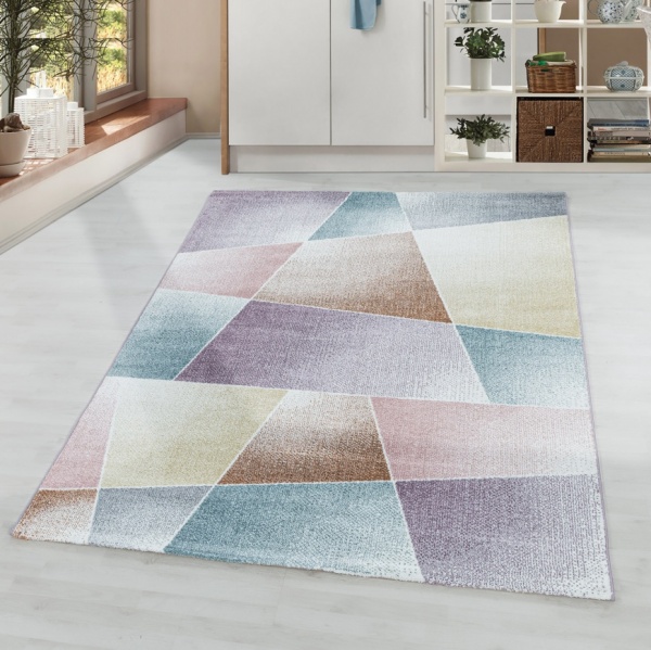 Rio Contemporary Multi-color Rug