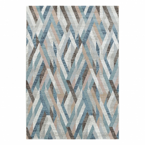 Cassa Modern Multicolor Stripes Rug
