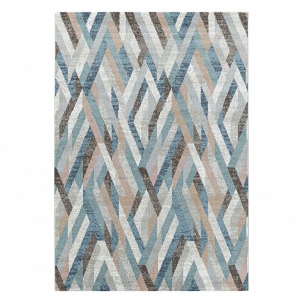 Cassa Modern Multicolor Stripes Rug