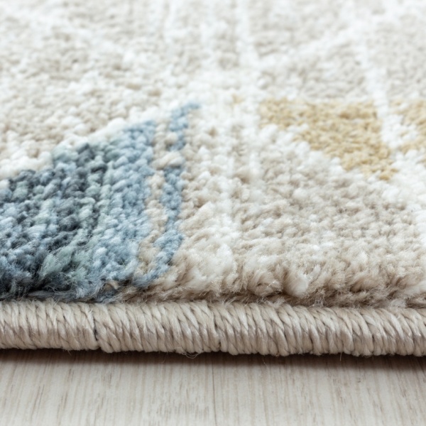 Cassa Modern Multicolor Triagle Rug