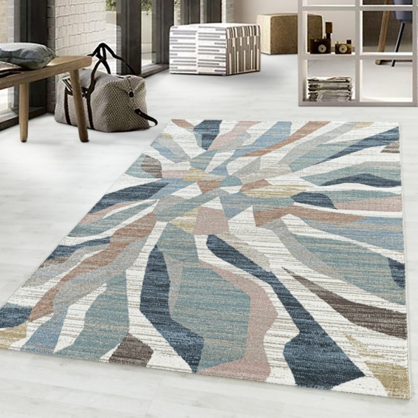 Cassa Modern Multicolor Abstract Rug
