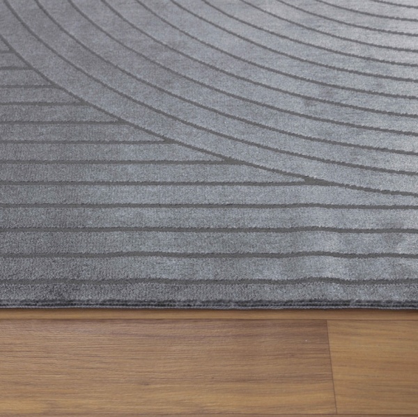 Unique Boho Grey Area Rug for Living Room