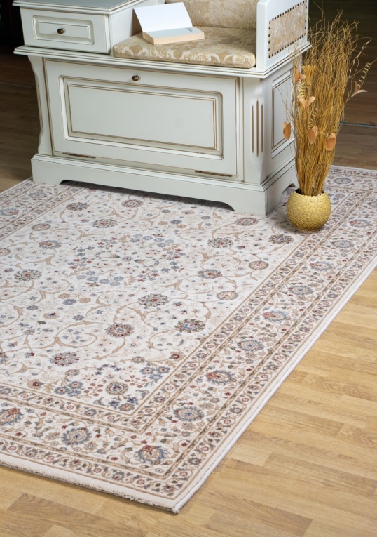 Bella Classic Floral Cream Rug