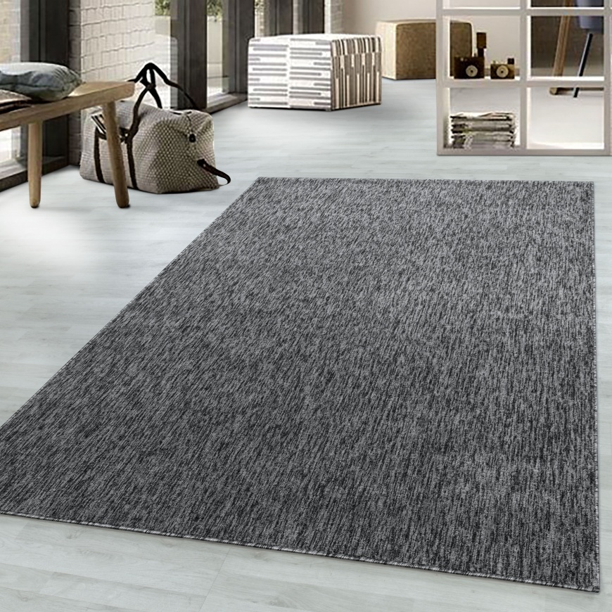 Nisa Plain Grey Rug