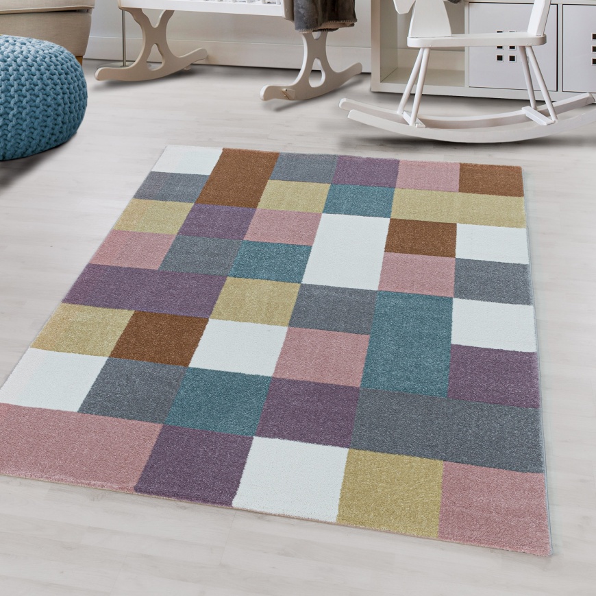 Funny Multi-Colour Kids Rug