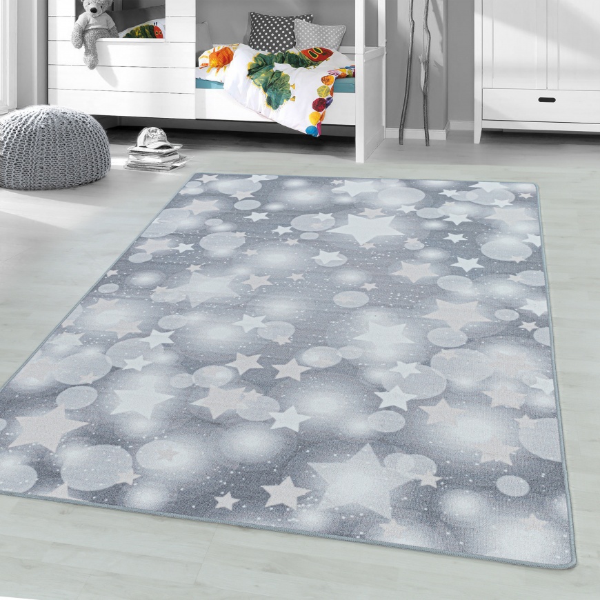 Game Kids Stargazing Grey Rug