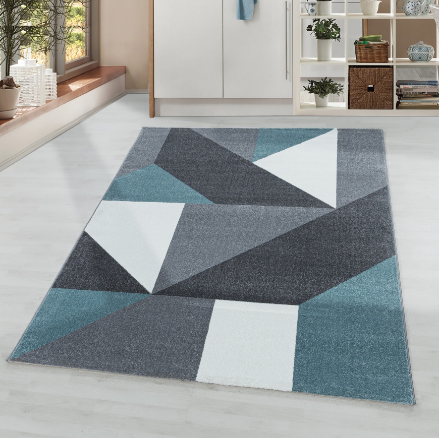 Ottawa Geometric Blue Rug