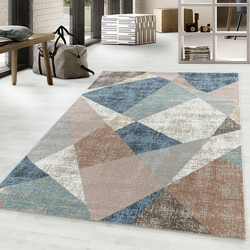 Large Living Room Modern Brown Rug I 120x170cm Hallway Area Rug