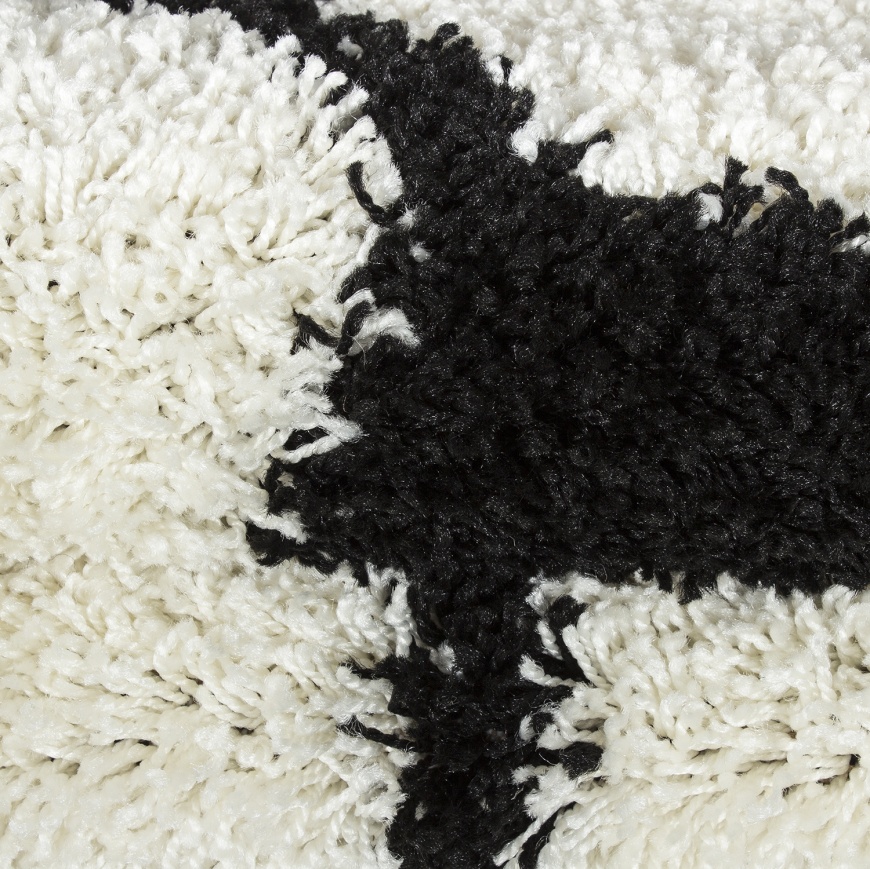 Shaggy Kids Fun Black Rug - carpetsrugs.ie